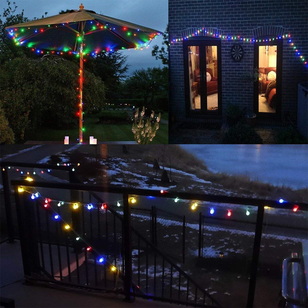 Luz Led Lineal 50 Metros 500 Led Multicolor Luces Navidad RF 1513